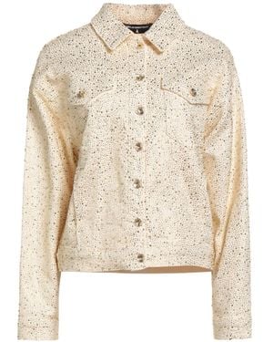 Patrizia Pepe Denim Outerwear Cotton, Elastane, Glass - Natural