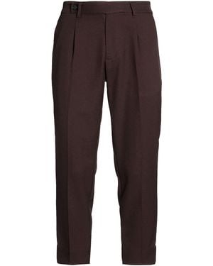 Gazzarrini Trousers Polyester, Viscose, Elastane - Brown