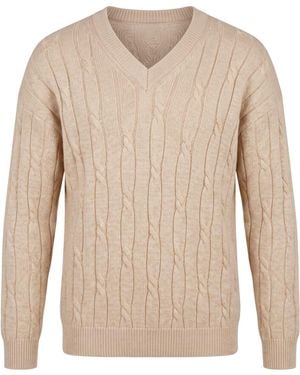SOLOTRE Sweater Polyamide, Wool, Alpaca Wool - Natural