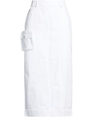 ARMANI EXCHANGE Denim Skirt Cotton - White