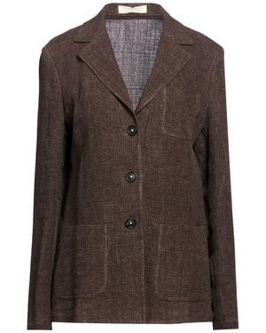 Massimo Alba Blazer Linen - Brown