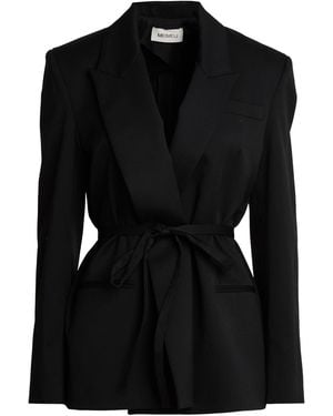 MEIMEIJ Jacket Wool, Polyester, Elastane, Acetate - Black