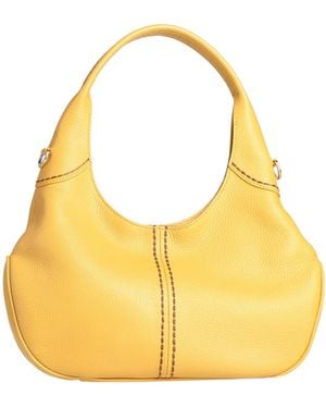 Plinio Visona' Borsa A Mano - Giallo