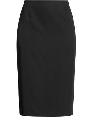 Elena Miro Midi Skirt Polyester, Viscose, Elastane - Black