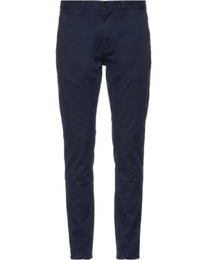 BOSS Trousers Cotton, Elastane - Blue