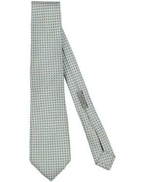 Corneliani Light Ties & Bow Ties Textile Fibers - Gray