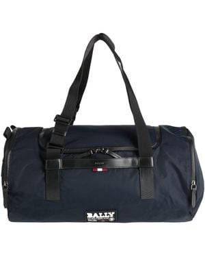 Bally Midnight Duffel Bags Textile Fibres - Blue