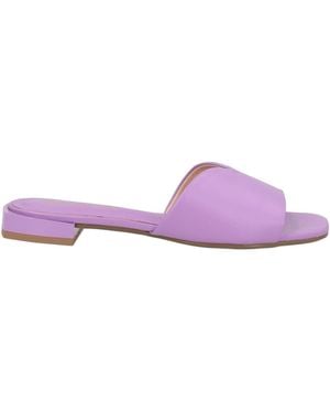 Miss Unique Sandals Leather - Purple