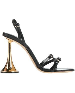 Coperni Sandals Leather - Metallic