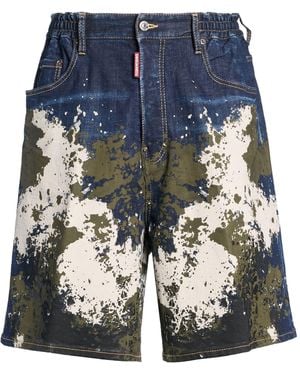 DSquared² Denim Shorts Cotton, Elastane - Blue
