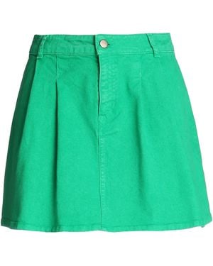 Indee Denim Skirt Cotton, Elastane - Green