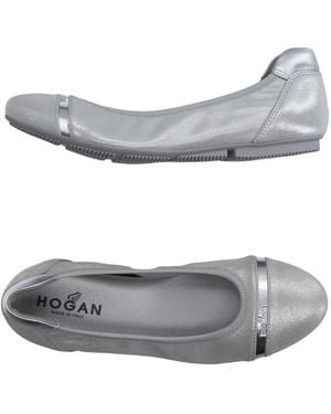 Hogan Ballet Flats - Gray