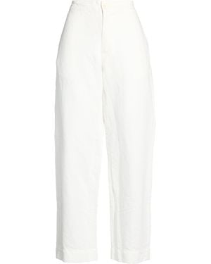 Labo.art Pants Linen, Cotton - White