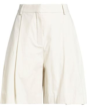 Nina Ricci Ivory Shorts & Bermuda Shorts Cotton, Viscose - White