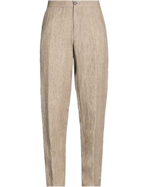 ZEGNA Pants Linen - Natural