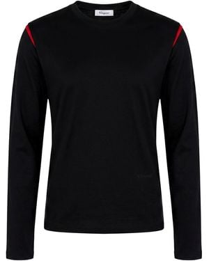 Ferragamo T-Shirt Cotton - Black
