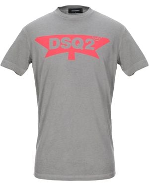 DSquared² T-Shirt Cotton - Gray