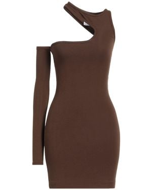 Lama Jouni Mini Dress Cotton, Elastane - Brown