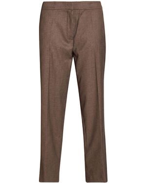 Clips Light Pants Polyester, Viscose, Elastane - Brown