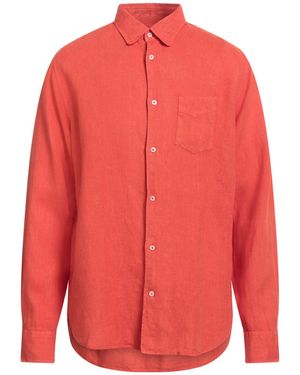 Officine Generale Shirt Linen - Red