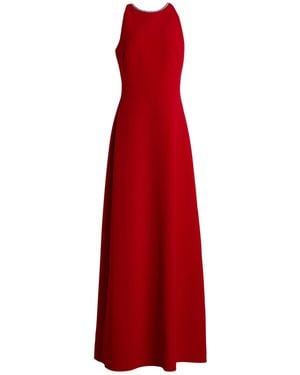 Safiyaa Maxi Dress Polyester, Elastane, Acrylic, Glass - Red