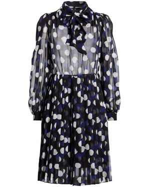 Hanita Midi Dress Polyester - Blue