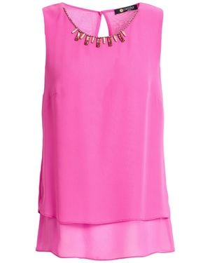 CAMILLA Fuchsia Top Polyester - Pink