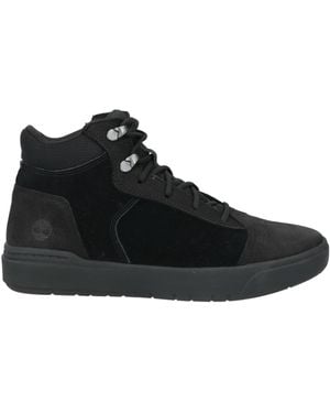 Timberland Trainers Leather, Textile Fibres - Black