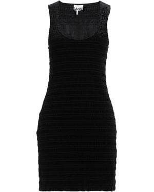 Ganni Mini Dress - Black