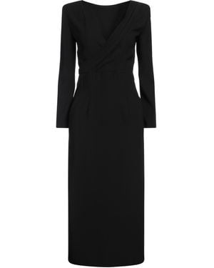 Emporio Armani Midi Dress - Black