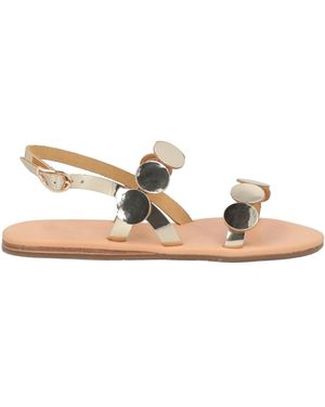 Ancient Greek Sandals Sandals Leather - Natural