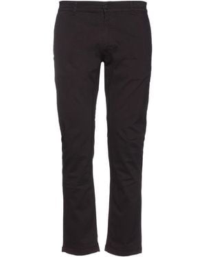 Daniele Alessandrini Trousers Cotton, Elastane - Black