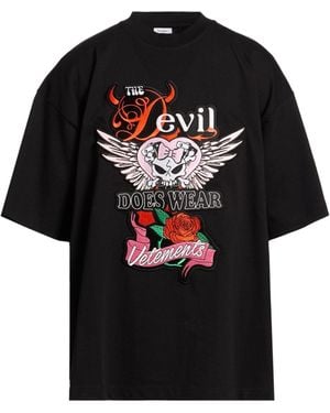 Vetements T-Shirts - Black