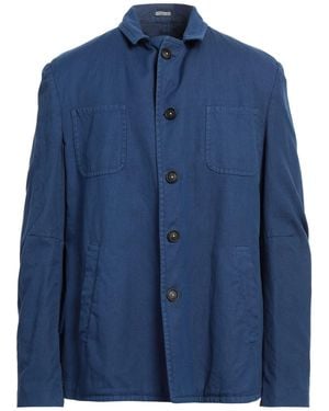 Massimo Alba Jacket Cotton, Linen - Blue