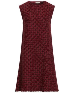 Siyu Mini Dress Merino Wool - Red