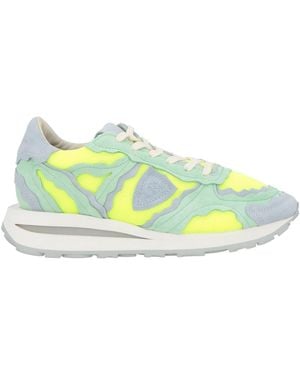 Philippe Model Lime Trainers Leather, Textile Fibres - Green