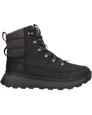 The North Face Ankle Boots Leather, Textile Fibers - Black