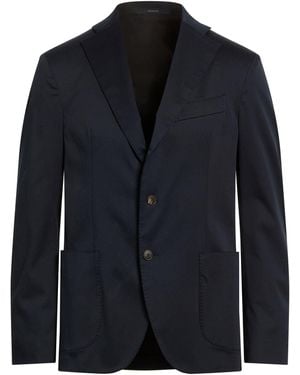 Drumohr Blazer Cotton, Elastane - Blue