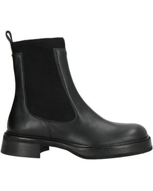 Ras Ankle Boots Leather - Black