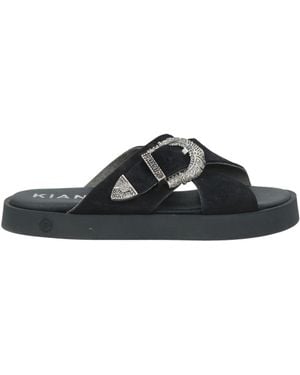 KIANID Sandals Leather - Black