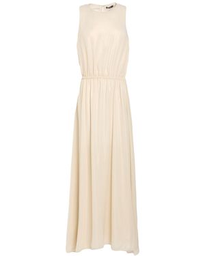 Peserico Sand Maxi Dress Polyester - Natural