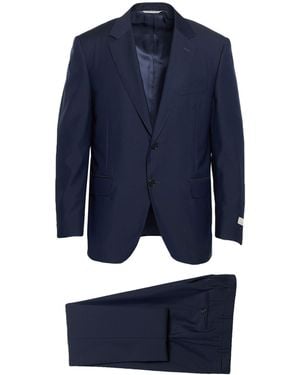 Canali Suit Wool - Blue