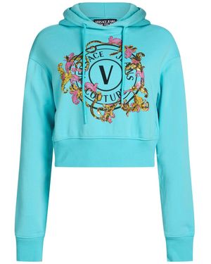 Versace Jeans Couture Sweatshirt Cotton - Blue