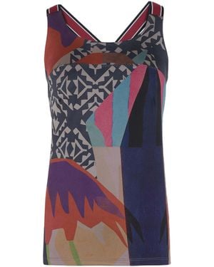 Sàpopa Hero Tank Taupe Top Polyester, Elastane - Purple