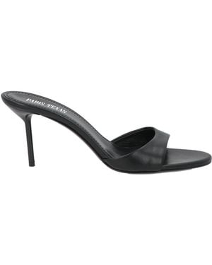 Paris Texas Sandals Leather - Black