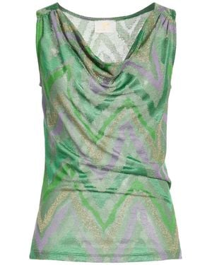 Gai Mattiolo Gm Top Viscose, Polyethylene, Polyamide - Green