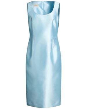 D'ANDREA COLLECTION Sky Midi Dress Polyester, Silk, Acrylic - Blue