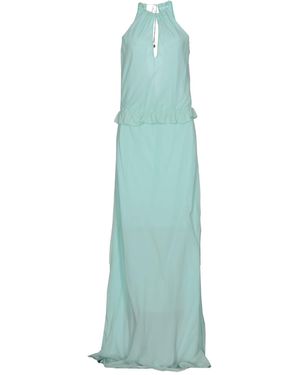 Patrizia Pepe Light Maxi Dress Silk - Green