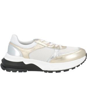Baldinini Trainers Leather, Textile Fibres - White
