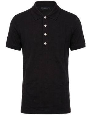 Balmain Poloshirt - Schwarz